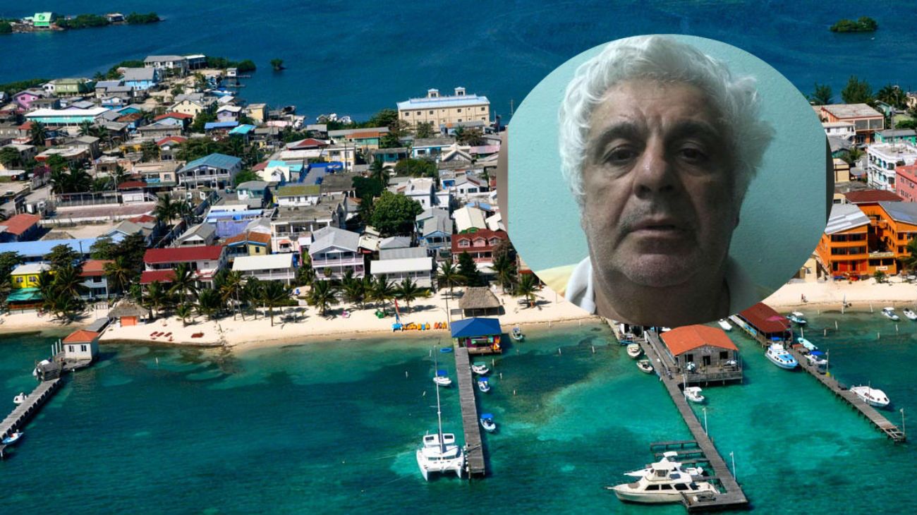 Alberto Samid fue detenido en San Pedro, una localidad de la isla de Cayo Ambergris, en Belice.