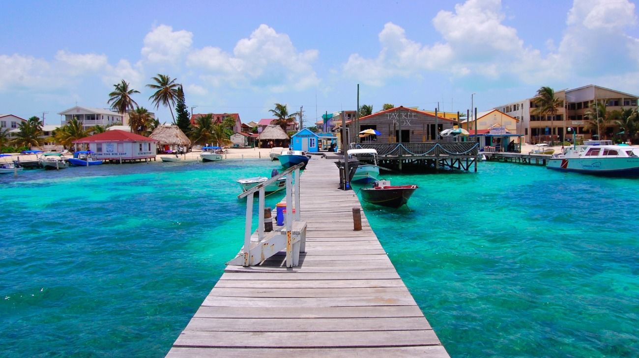 San Pedro, una localidad del Cayo Ambergris, en Belice.