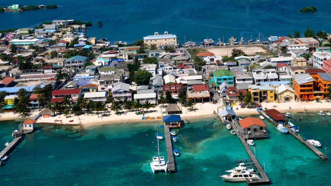 San Pedro, una localidad del Cayo Ambergris, en Belice.