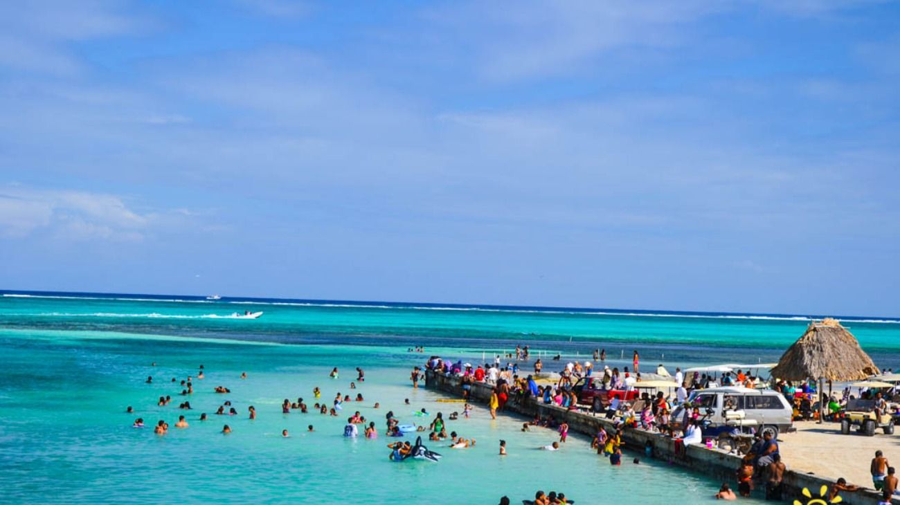 San Pedro, una localidad del Cayo Ambergris, en Belice.