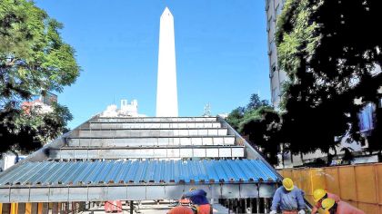 Resultado de imagen para gradas panorÃ¡micas y un centro de control a metros del Obelisco