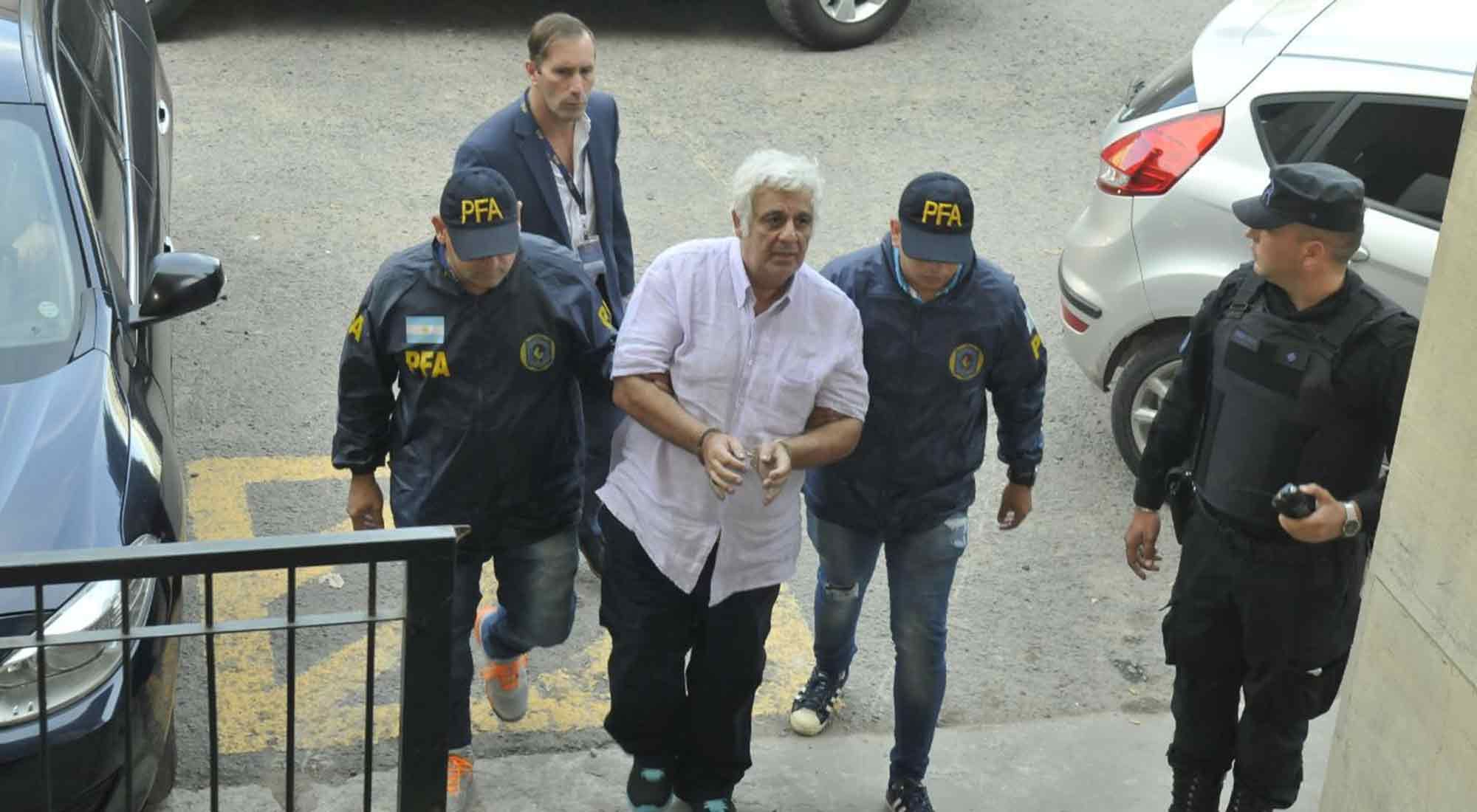 Alberto Samid fue trasladado a los tribunales de Comodoro Py