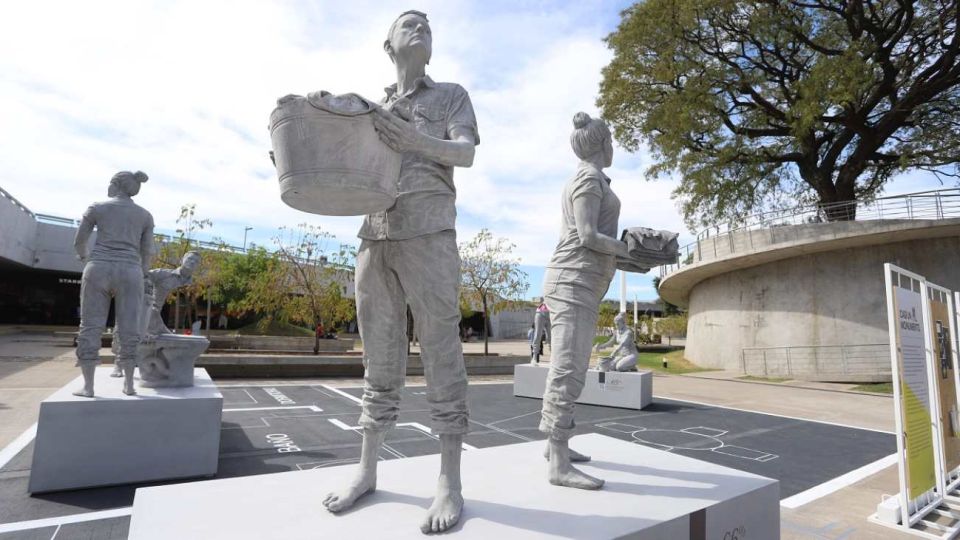 La instalación Casi un monumento de la artista Jowy Román.