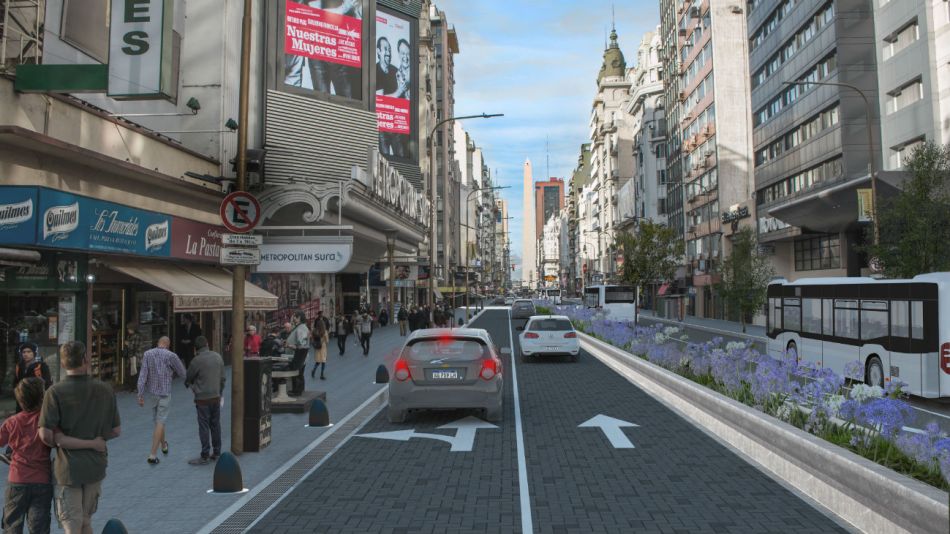 La emblemática avenida Corrientes recuperará todo su esplendor con esta inauguración.