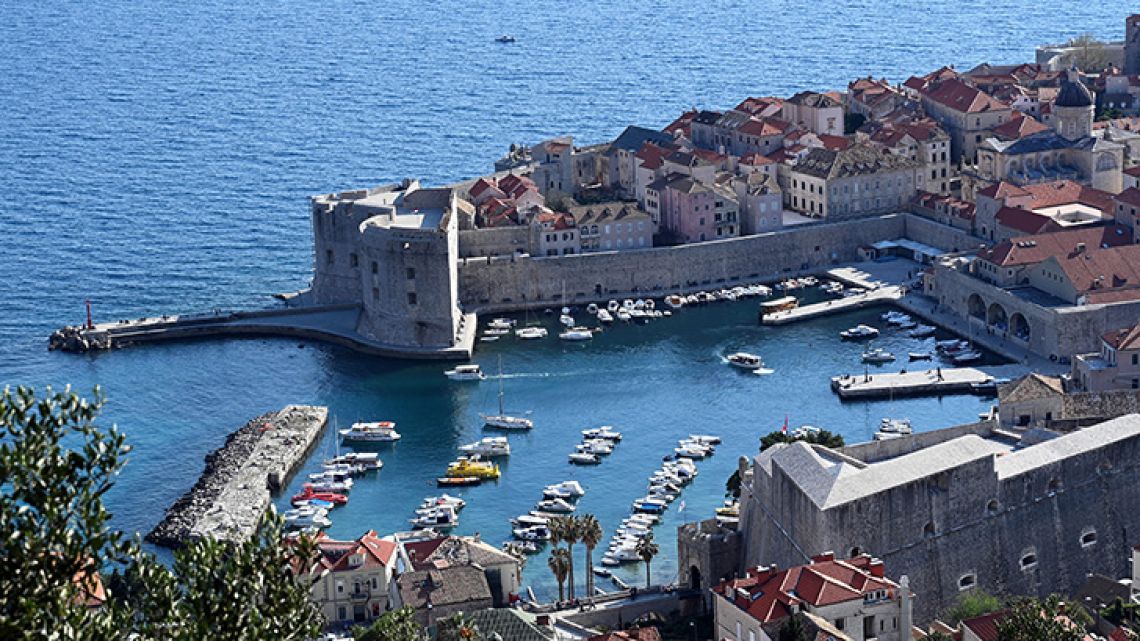 The old port of the city of Dubrovnik, also a set for the HBO series "Game of Thrones."