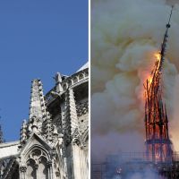 Las impactantes fotos del incendio a la catedral de Notre Dame