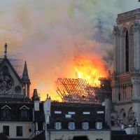 Las impactantes fotos del incendio a la catedral de Notre Dame