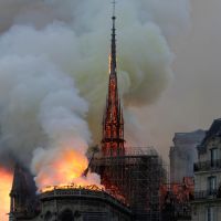 Las impactantes fotos del incendio a la catedral de Notre Dame