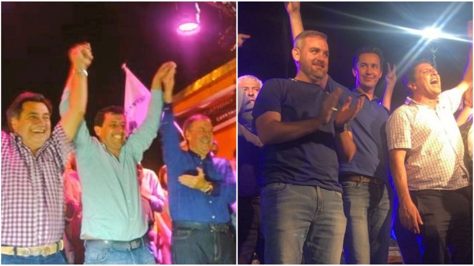 El festejo peronista por la recuperación de 28 municipios en Córdoba.