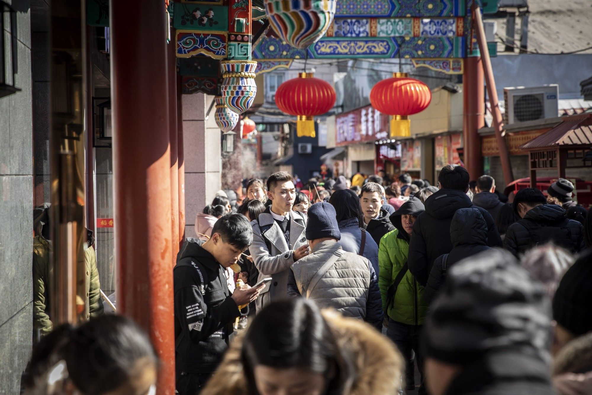 Retail in Beijing As China China Is Set to Cut Rates on Slowing Inflation