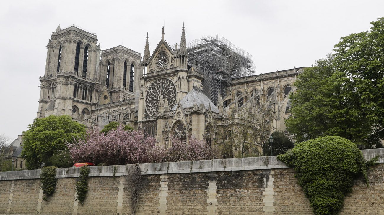 Así quedó la Catedral de Notre Dame