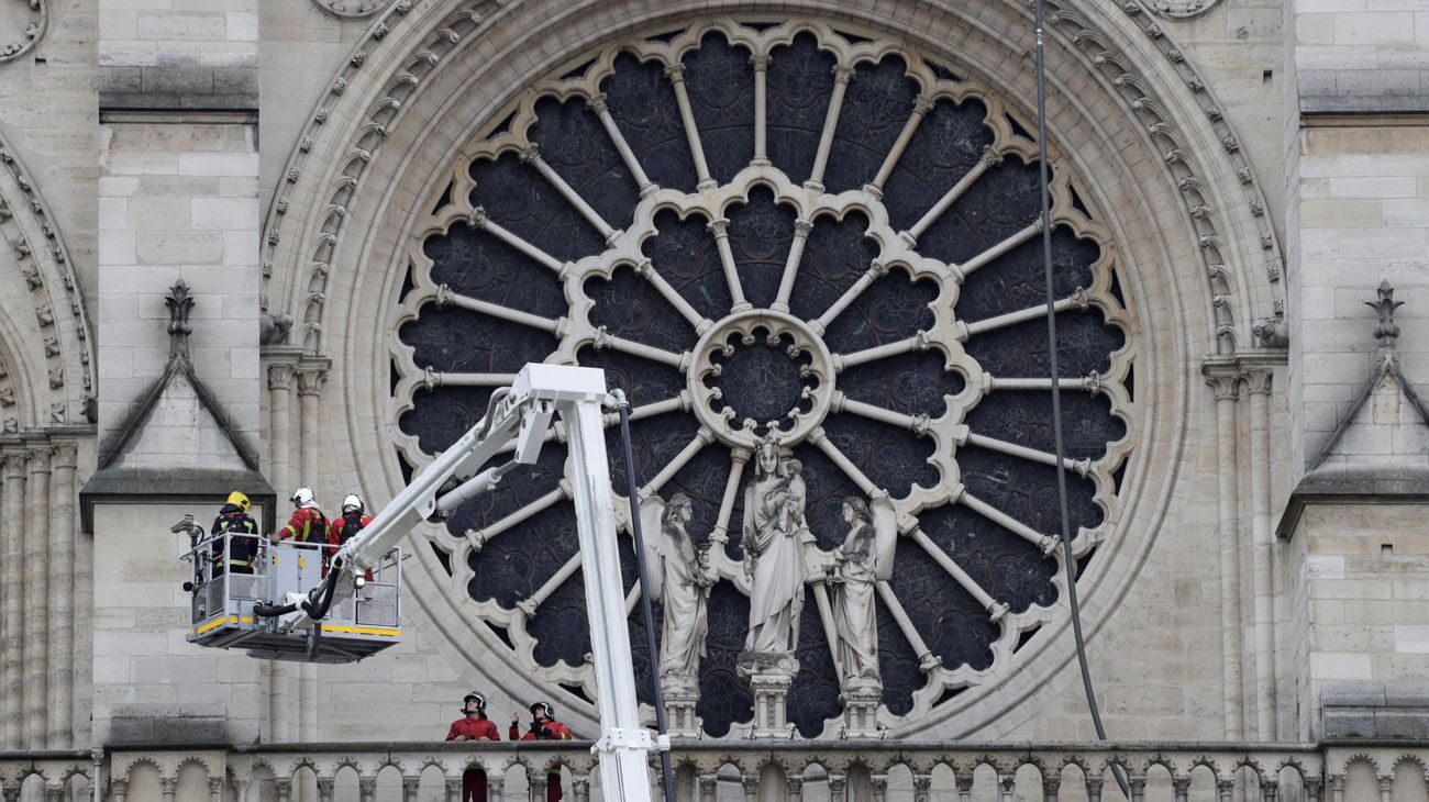 Así quedó la Catedral de Notre Dame