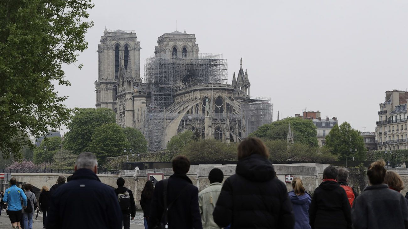 Así quedó la Catedral de Notre Dame