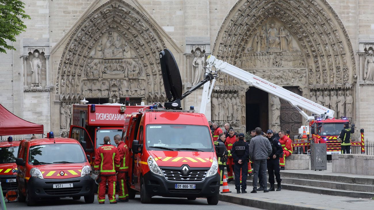 Así quedó la Catedral de Notre Dame