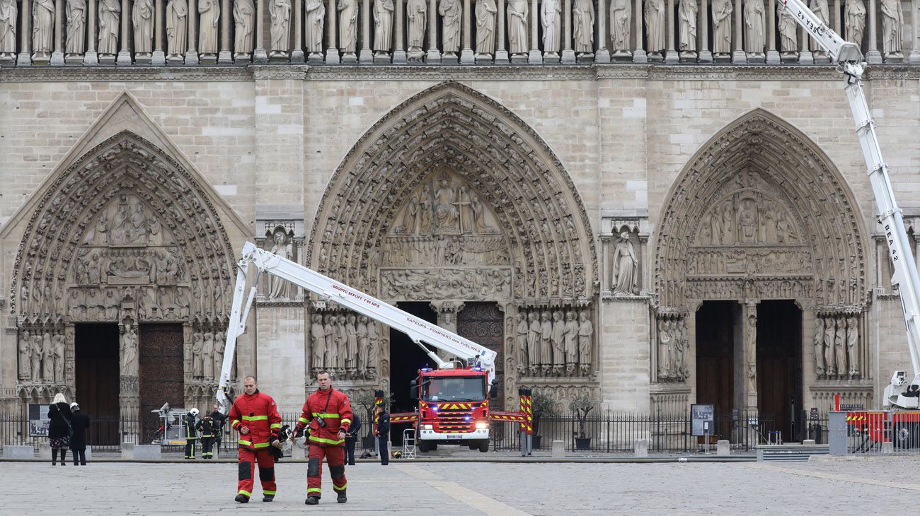 Así quedó la Catedral de Notre Dame