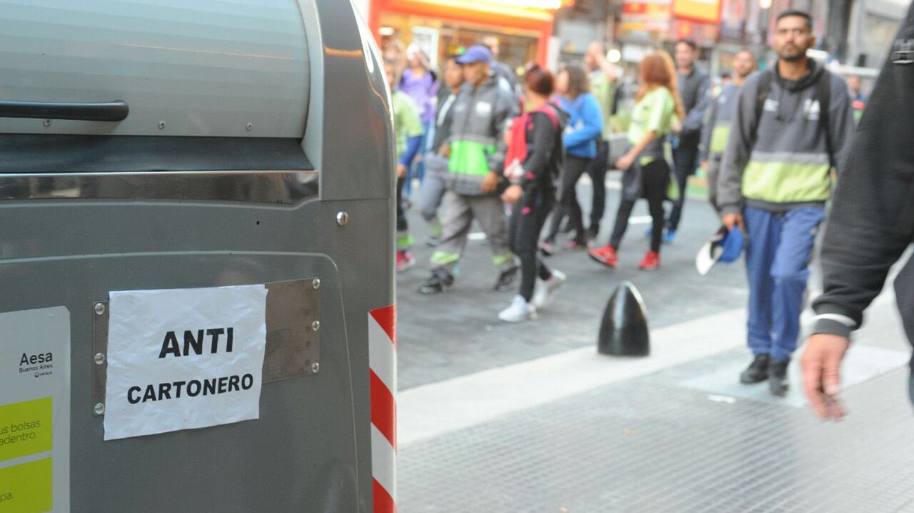 Marcha de cartoneros y recicladores 