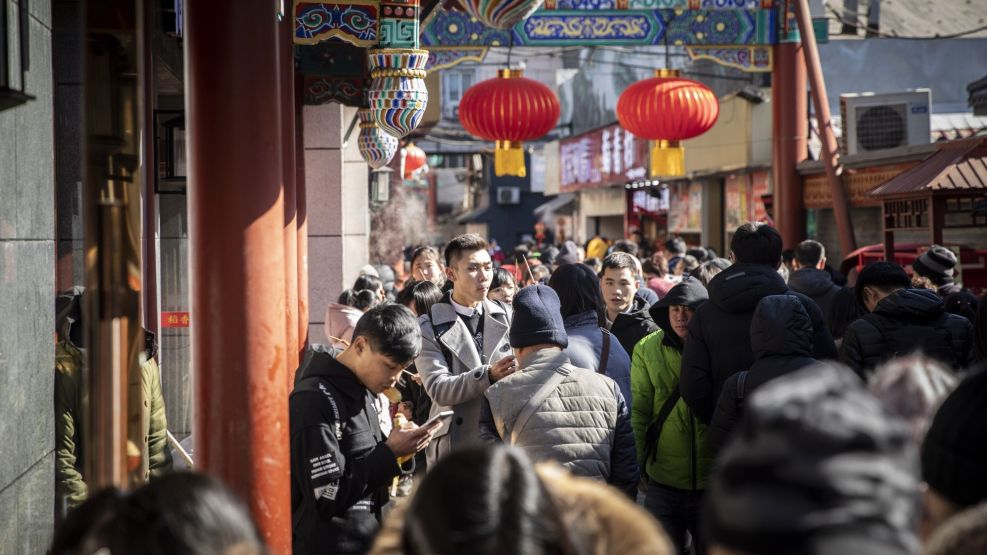 Retail in Beijing As China China Is Set to Cut Rates on Slowing Inflation