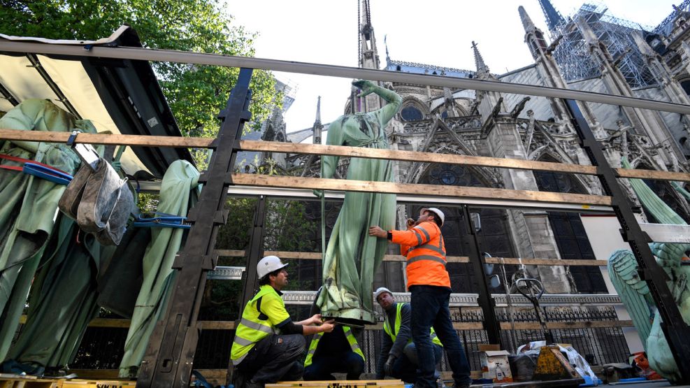 Concluyen las tareas de rescate en la catedral de Notre Dame