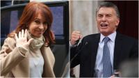 Cristina Kirchner y Mauricio Macri.