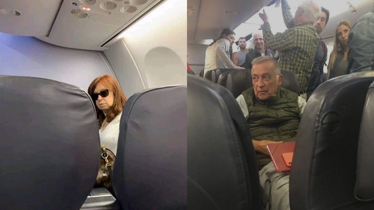 Acusan a un pasajero de hostigar a Cristina Kirchner durante su viaje a Cuba