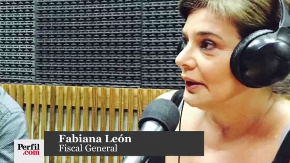 La fiscal general Fabiana León fue designada por el procurador general de la Nación Eduardo Casal.