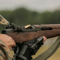 Rifle Garand M-1, uno de los emblemas de Springfield Armory.