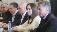 Mauricio Macri con gobernadores en Casa Rosada