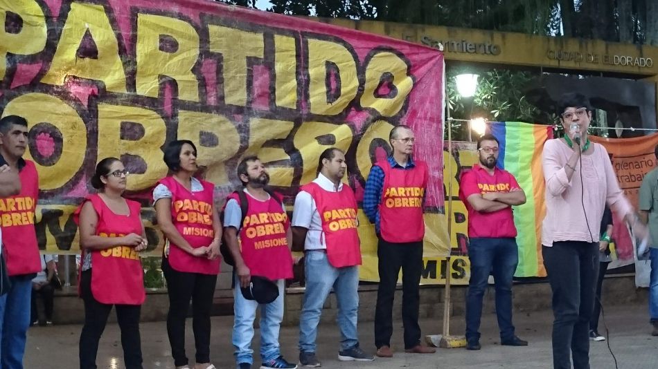 Prohíben la lista en Posada del Partido Obrero.