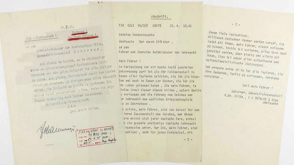 carta de suicidio de hitler