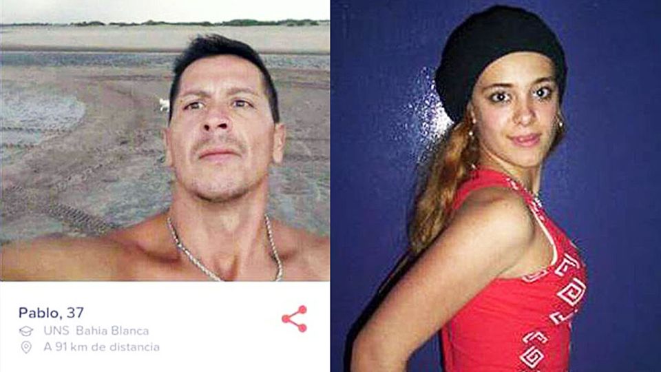 Brutal. El femicida fue escrachado al abrir una cuenta para conseguir pareja. Luciana Moretti, la víctima, fue asesinada en 2004.