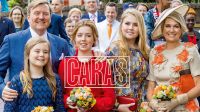 El particular look "sevillano" de Máxima Zorreguieta y sus hijas