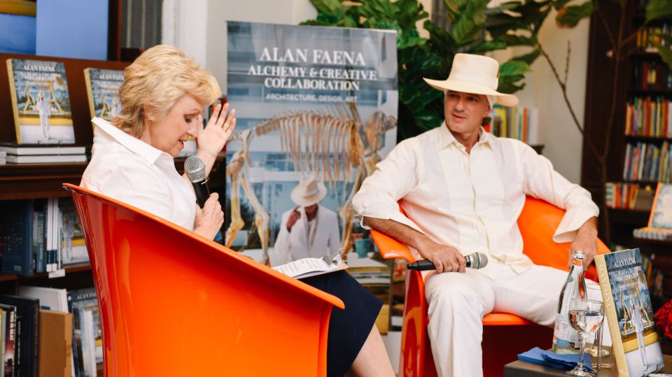 Alan Faena celebró el lanzamiento de sus memorias.