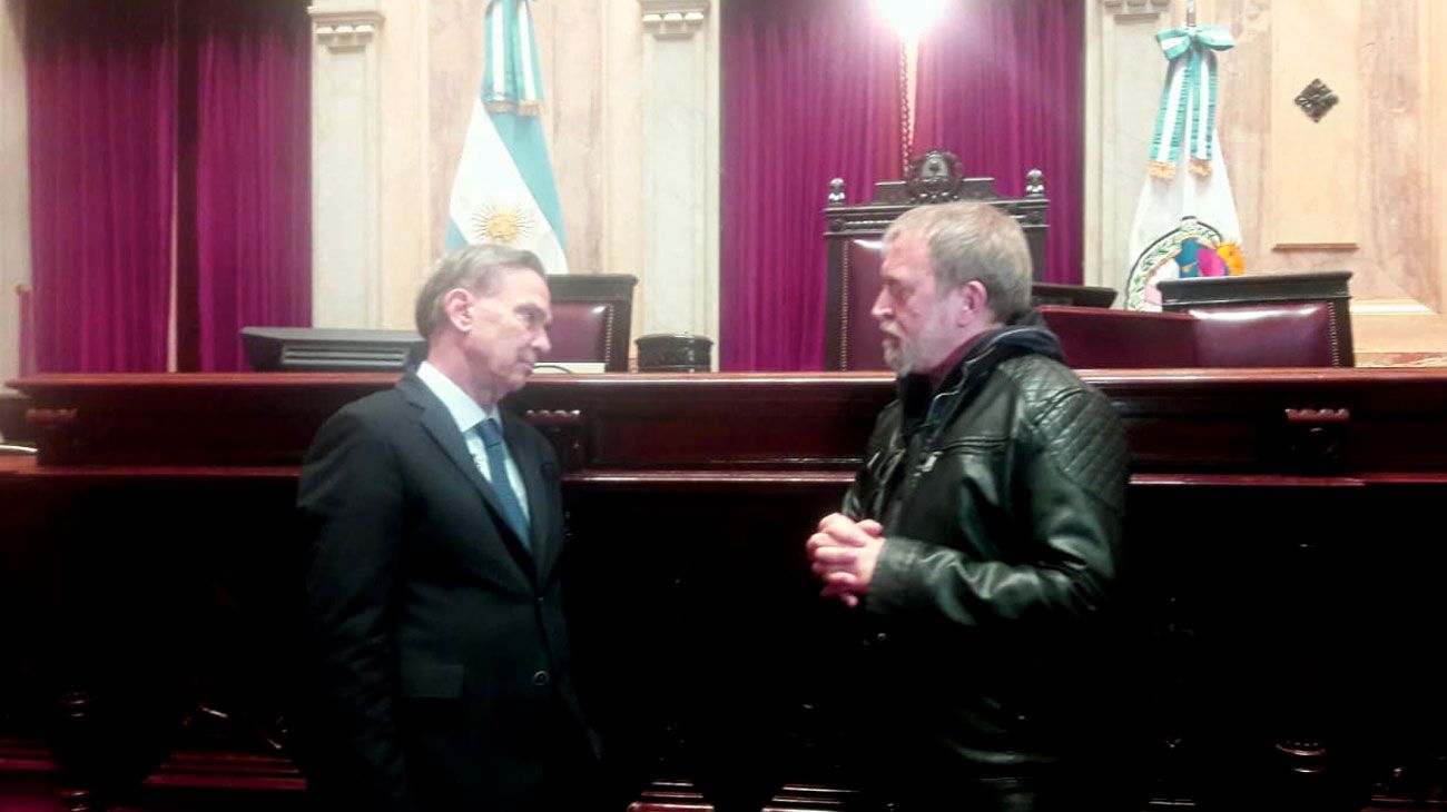 Edi Zunino entrevistó al senador Miguel Ángel Pichetto para su programa, En el barro (y clandestino).