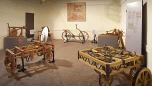 Leonardo Da Vinci también diseñó autos