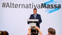 El líder del Frente Renovador y precandidato presidencial de Alternativa Federal, Sergio Massa.