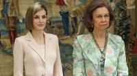 The unhappy gray-haired ex-queen Sofia