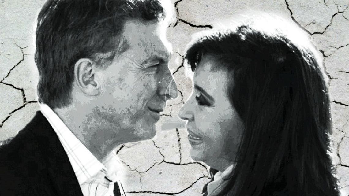 Mauricio Macri, Cristina Fernández de Kirchner and 