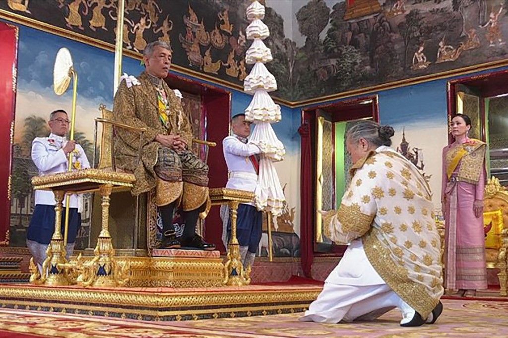Escenas de la coronación del rey Vajiralongkorn de Tailandia, el sábado 4 y domingo 5 de mayo, ceremonias que costaron 31 millones de dólares.