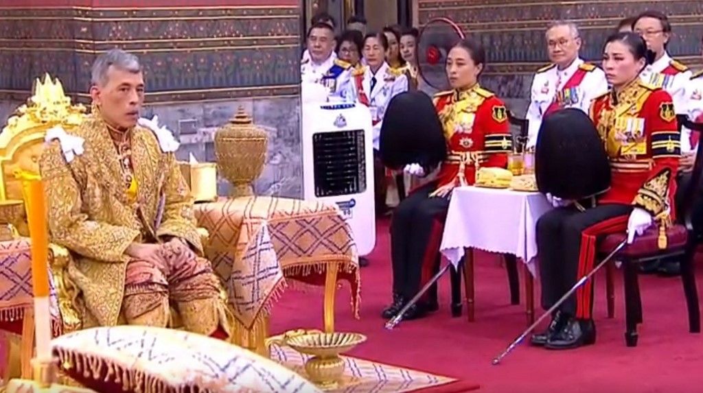 Escenas de la coronación del rey Vajiralongkorn de Tailandia, el sábado 4 y domingo 5 de mayo, ceremonias que costaron 31 millones de dólares.