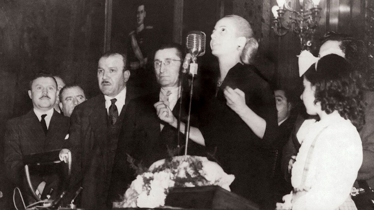 Eva Perón a 100 años de su nacimiento.