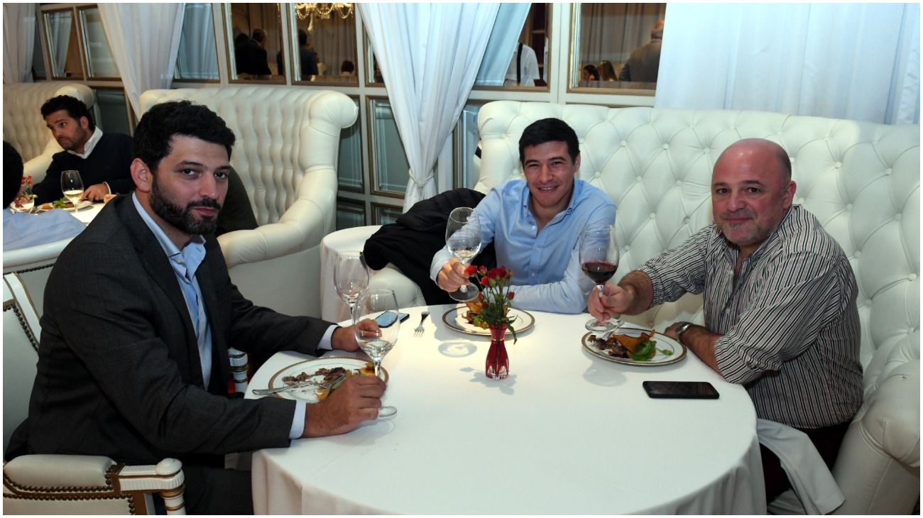 Carlos Oliva, Matías Torres García y Miguel Weiskind de Rosell Boher