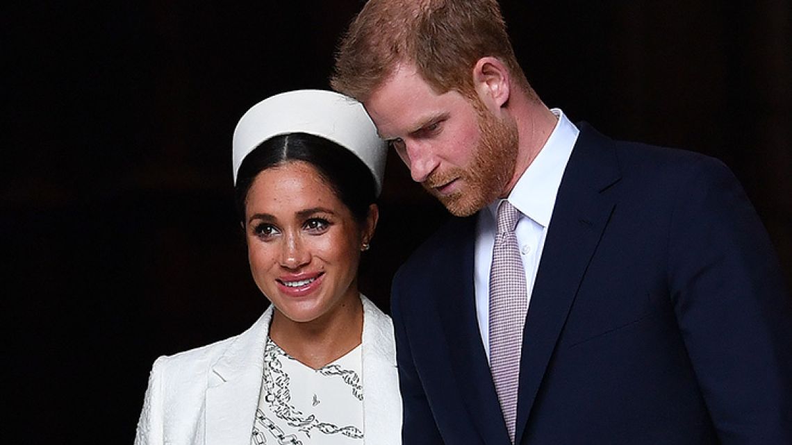 In this file photo taken on March 11, 2019, Britain's Prince Harry, Duke of Sussex (right) and Meghan, Duchess of Sussex leave after attending a Commonwealth Day Service at Westminster Abbey in central London. Prince Harry's wife Meghan went into labour early on May 6, 2019, Buckingham Palace announced. "The Duchess went into labour in the early hours of this morning," it said in a statement, noting her husband the Duke of Sussex was by her side. She later gave birth a baby boy.