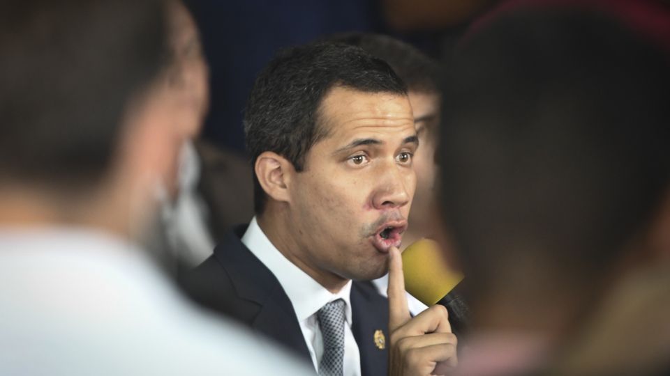 National Assembly President Juan Guaido Holds Press Conference Following Failed Uprising
