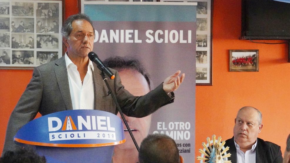 Daniel Scioli, nuevamente candidato.