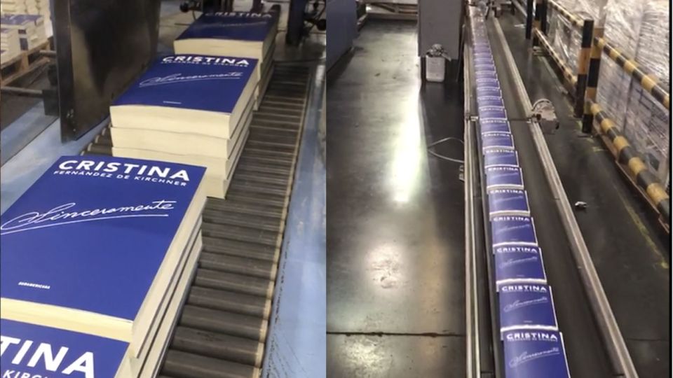Libro Sinceramente de Cristina Kirchner en la Feria del libro