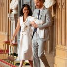 El Principe Harry y Meghan Markle presentaron al bebé