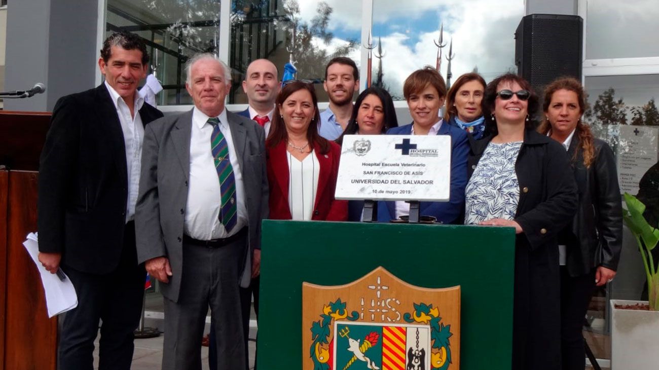 El 10 de mayo se inauguró en Pilar el hospital veterinario de la USAL, bautizado San Francisco de Asís.