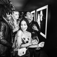 Wanda Nara y Mauro Icardi asistieron a la muestra fotográfica de Lenny Kravitz