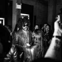 Wanda Nara y Mauro Icardi asistieron a la muestra fotográfica de Lenny Kravitz
