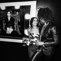Wanda Nara y Mauro Icardi asistieron a la muestra fotográfica de Lenny Kravitz